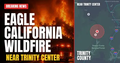 California wildfire reported in Trinity County