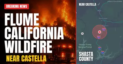 California wildfire reported in Shasta County