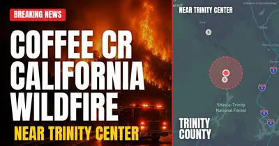 California wildfire reported in Trinity County