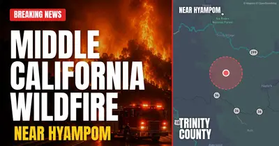 California wildfire reported in Trinity County