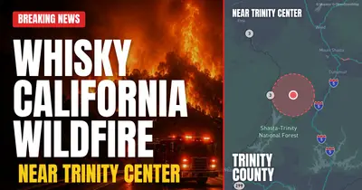 California wildfire reported in Trinity County