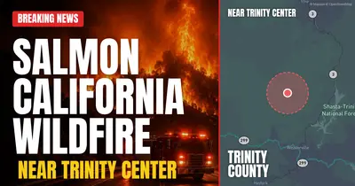 California wildfire reported in Trinity County