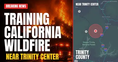 California wildfire reported in Trinity County