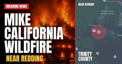 California wildfire reported in Trinity County