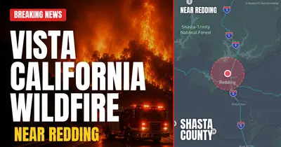 California wildfire reported in Shasta County