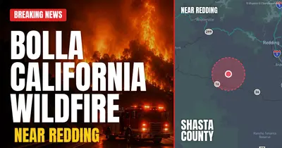 California wildfire reported in Shasta County