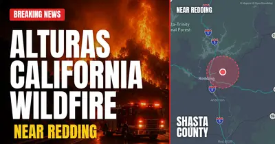 California wildfire reported in Shasta County