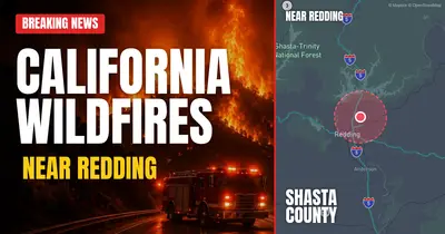 California wildfire reported in Shasta County
