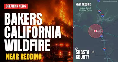 California wildfire reported in Shasta County
