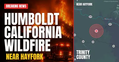 California wildfire reported in Trinity County
