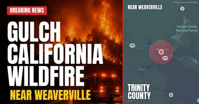 California wildfire reported in Trinity County