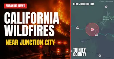 California wildfire reported in Trinity County
