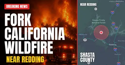 California wildfire reported in Shasta County