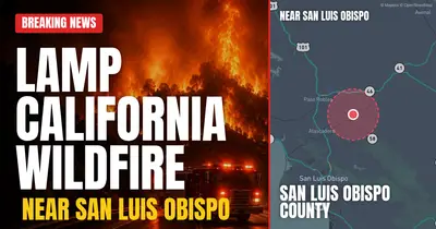California wildfire reported in San Luis Obispo County