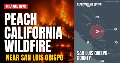 California wildfire reported in San Luis Obispo County