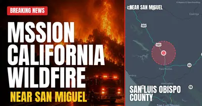 California wildfire reported in San Luis Obispo County