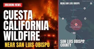 California wildfire reported in San Luis Obispo County
