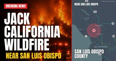 California wildfire reported in San Luis Obispo County