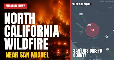 California wildfire reported in San Luis Obispo County