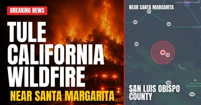 California wildfire reported in San Luis Obispo County
