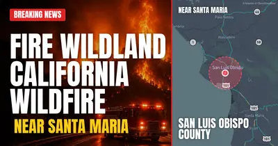 California wildfire reported in San Luis Obispo County