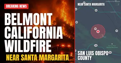 California wildfire reported in San Luis Obispo County