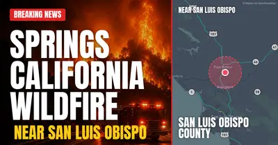California wildfire reported in San Luis Obispo County