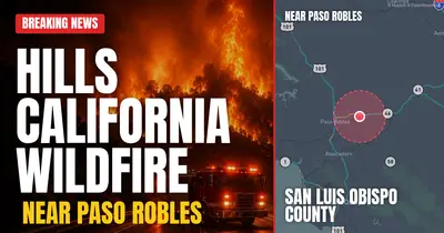 California wildfire reported in San Luis Obispo County