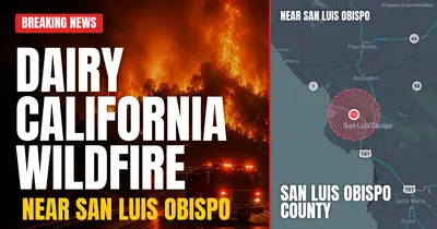 California wildfire reported in San Luis Obispo County