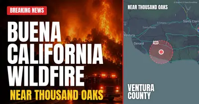 California wildfire reported in Ventura County