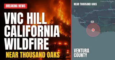 California wildfire reported in Ventura County