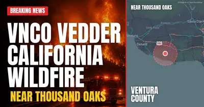 California wildfire reported in Ventura County