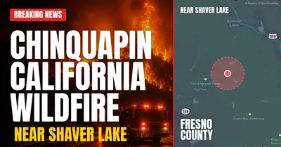 California wildfire reported in Fresno County