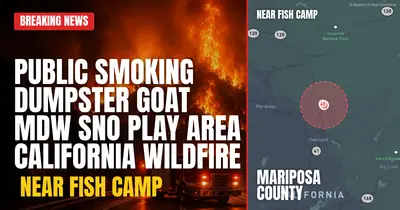 California wildfire reported in Mariposa County