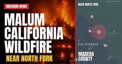 California wildfire reported in Madera County