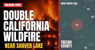 California wildfire reported in Fresno County