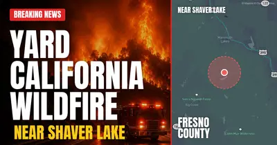 California wildfire reported in Fresno County