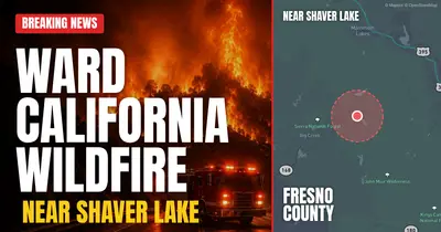 California wildfire reported in Fresno County