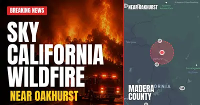 California wildfire reported in Madera County