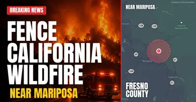 California wildfire reported in Fresno County