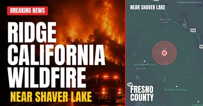 California wildfire reported in Fresno County