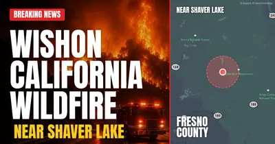 California wildfire reported in Fresno County