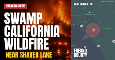 California wildfire reported in Fresno County