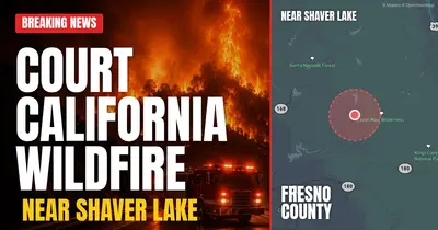 California wildfire reported in Fresno County