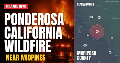 California wildfire reported in Mariposa County