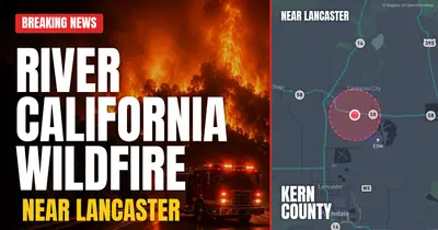 California wildfire reported in Kern County
