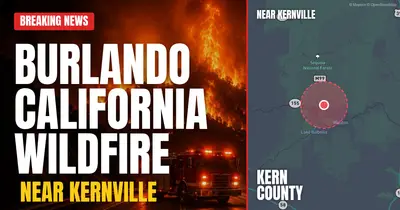 California wildfire reported in Kern County