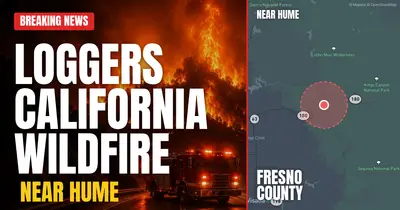 California wildfire reported in Fresno County