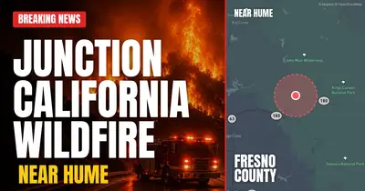 California wildfire reported in Fresno County