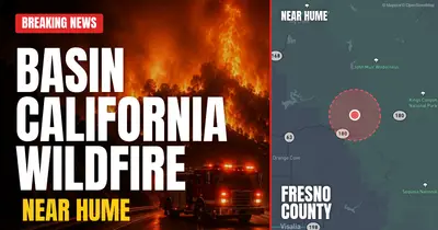 California wildfire reported in Fresno County
